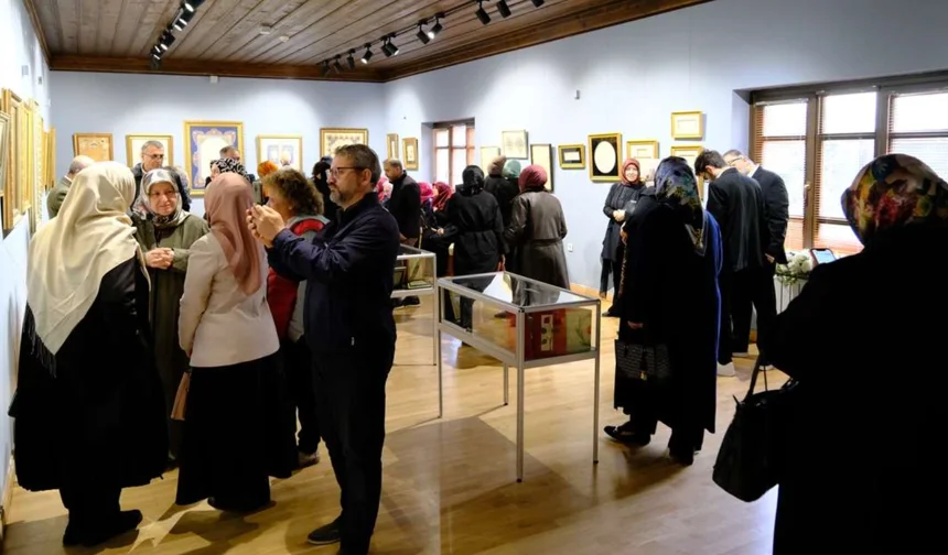 'Gelenekli Türk İslâm Sanatları Sergisi' açıldı