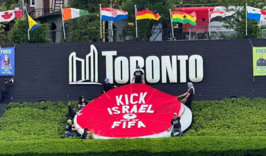 Dünya Kupası'nda İsrail protestosu: FIFA'dan atın