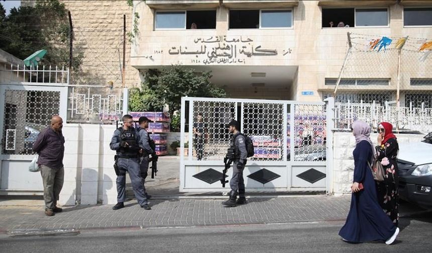 Terörist İsrail'den Kudüs Üniversitesi'ne baskın