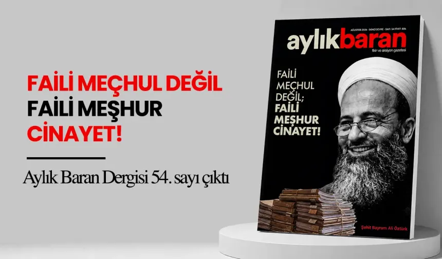 Aylık Baran Dergisi 54. sayı çıktı