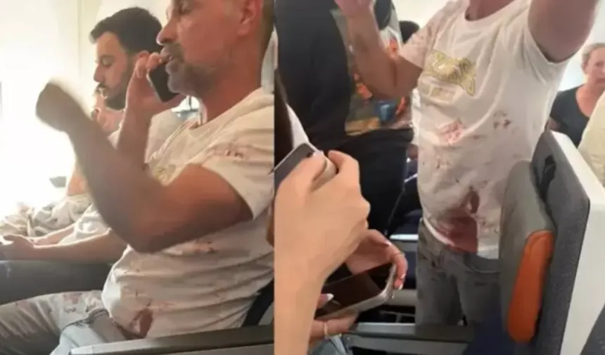 İsrail'e giden uçakta kokpit karıştı