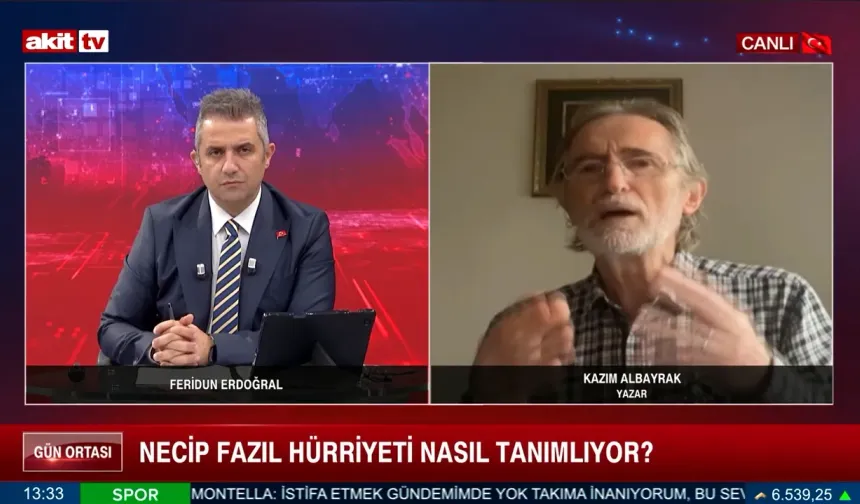 Dr. Kâzım Albayrak, "Necip Fazıl'ın Hürriyet Anlayışı ve Başyücelik Devleti"ni anlattı