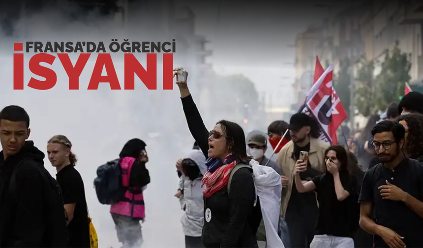 Fransa'da öğrenci isyanı