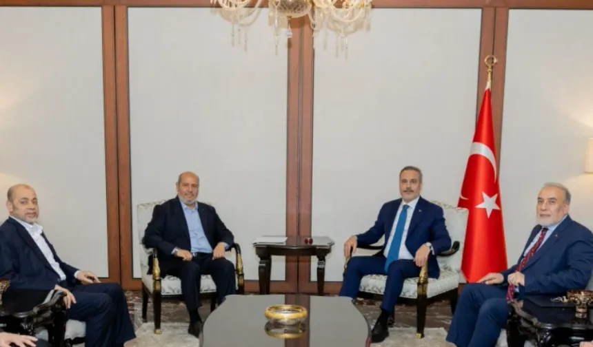Fidan, Hamas heyetiyle Ankara'da görüştü